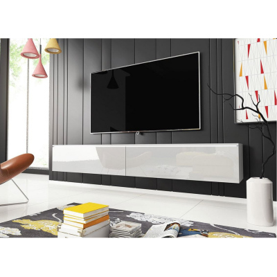 WILLA D TV-szekrény 180 cm - fehér