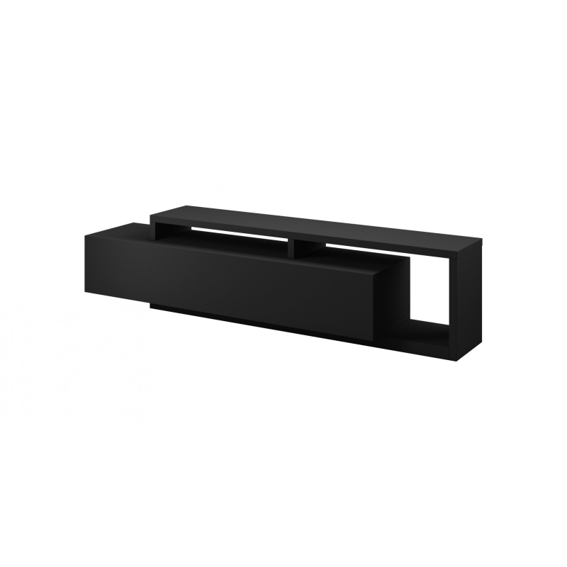 KIBOU stílusos TV asztal - matt fekete