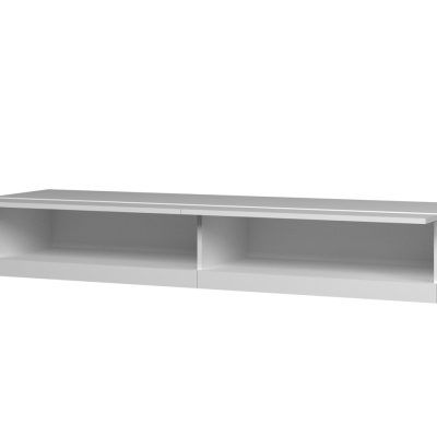 ASHTON 1 TV-asztal 180 cm - szürke / fényes szürke