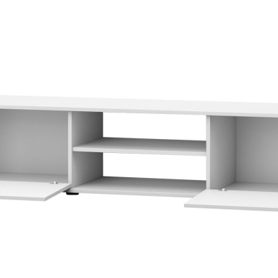 KARA 2 TV-asztal - lefkas tölgy / fekete
