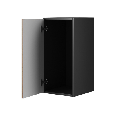 NORMANDIA 2 függő szekrény ajtóval - fekete