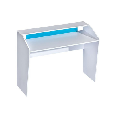 SINCE íróasztal - fehér / türkiz