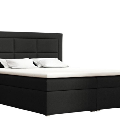 PALIGEN 1 boxspring franciaágy tárolóhellyel 180x200 - kék + INGYENES topper