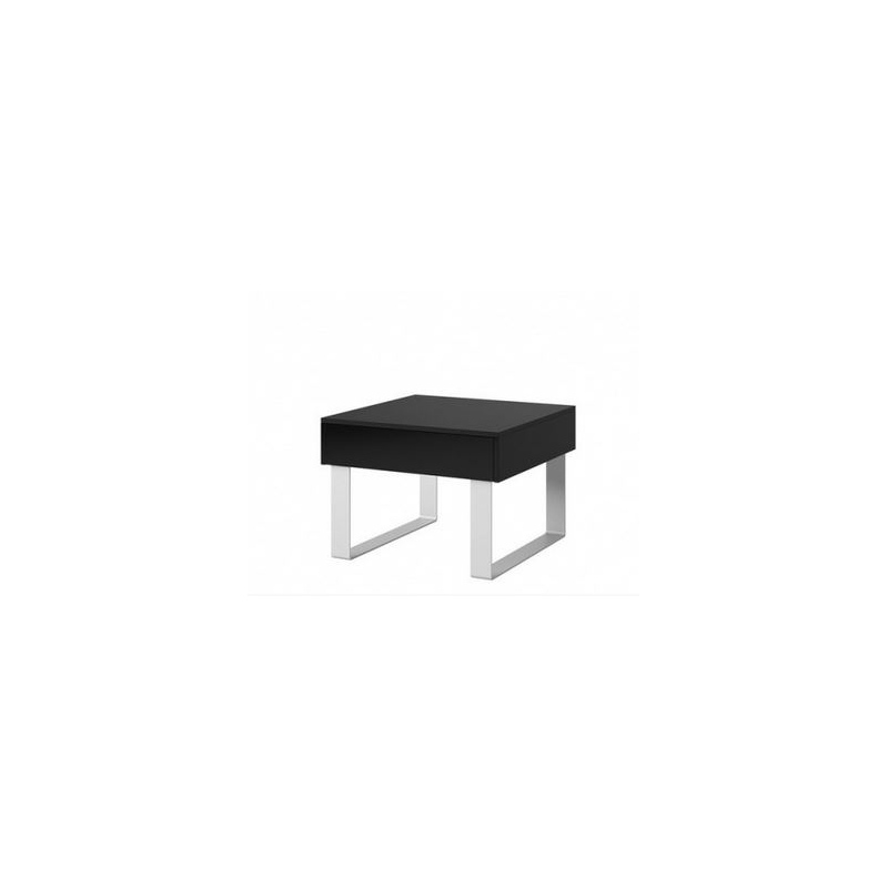 CHEMUNG 2 dohányzóasztal - fekete / fényes fekete