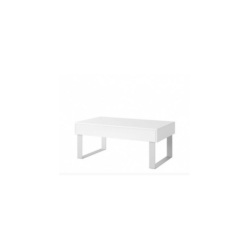 CHEMUNG 1 dohányzóasztal - fehér / fényes fehér