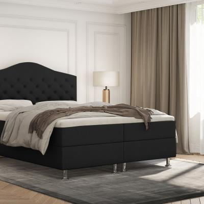 LADY elegáns ágy - 200x200, fekete