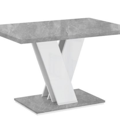 NAPUREN MINI dohányzóasztal - beton / fehér