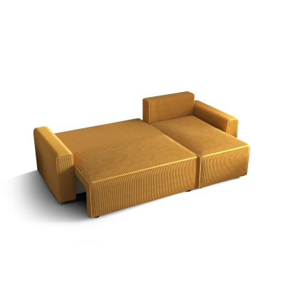 RADANA kényelmes kinyitható kanapé - lazacszín