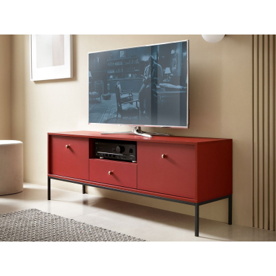PANRUP modern TV-asztal - piros