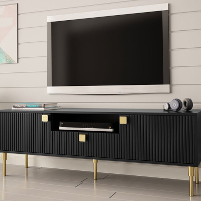 VELASCO 1 TV-asztal - fekete