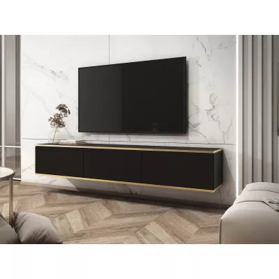 RUBEN 1 függő TV-asztal - fekete