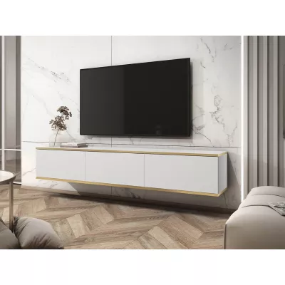 RUBEN 1 függő TV-asztal - fehér