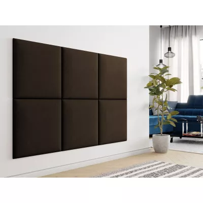 PAG kárpitozott fali panel 60x60 - barna