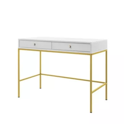 PANRUP fali asztal - fehér / arany