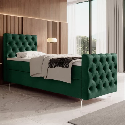 ADRIA PLUS kárpitozott ágy 90x200 - zöld