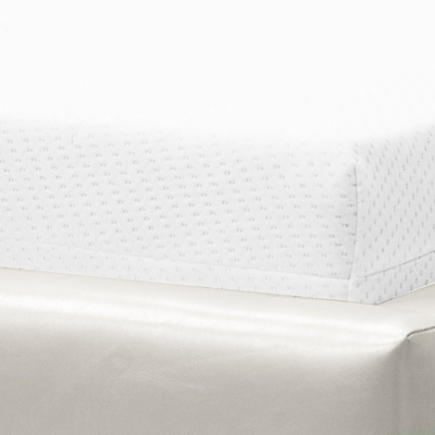 Garret elegáns ágy tárolóhellyel, fehér ökobőr 200 x 200
