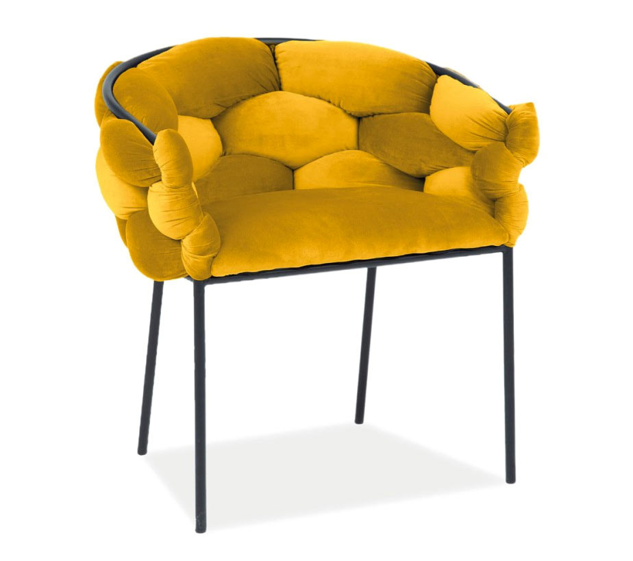 NADKA sárga extravagáns szék